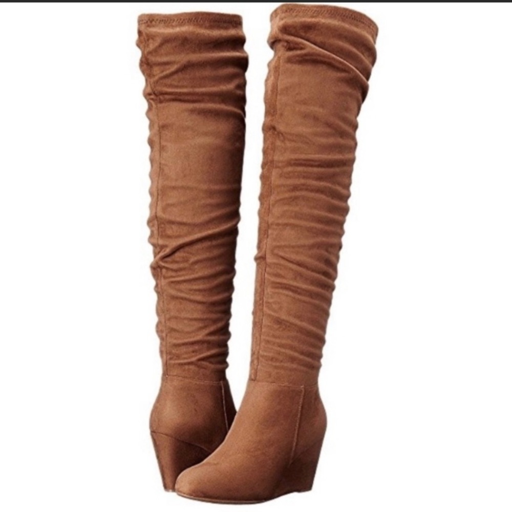 Chinese Laundry Suede knee high boots